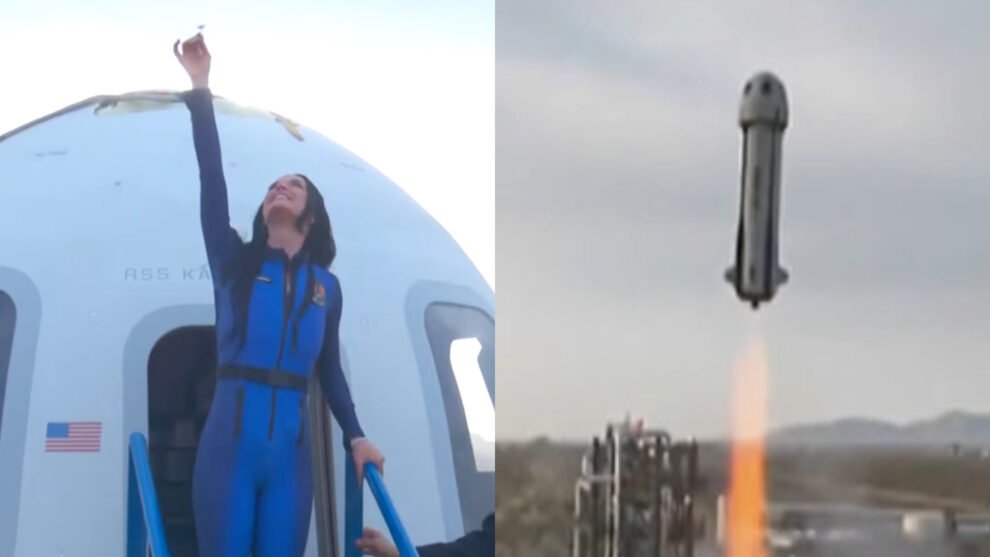 Katy Perry visitou o espaço