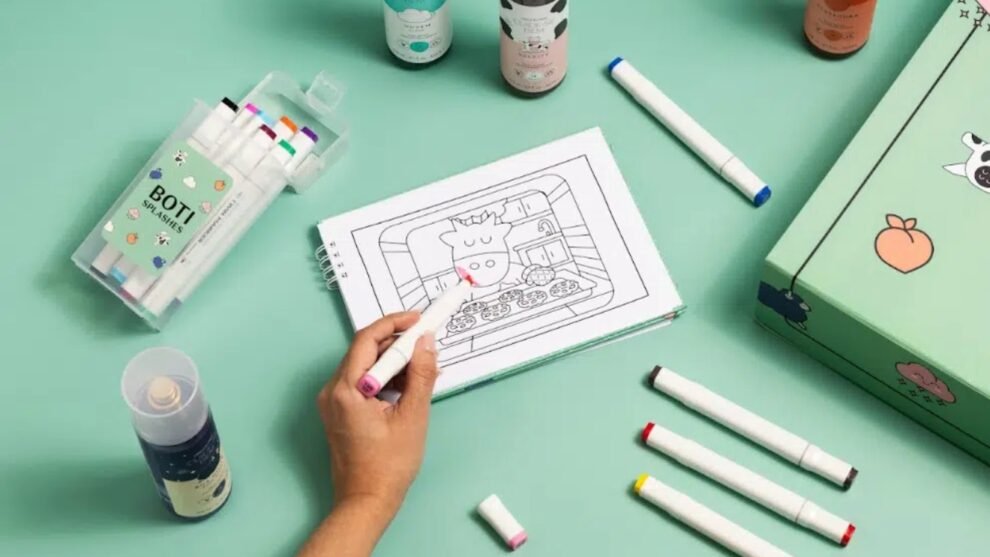 Livro de colorir O Boticário
