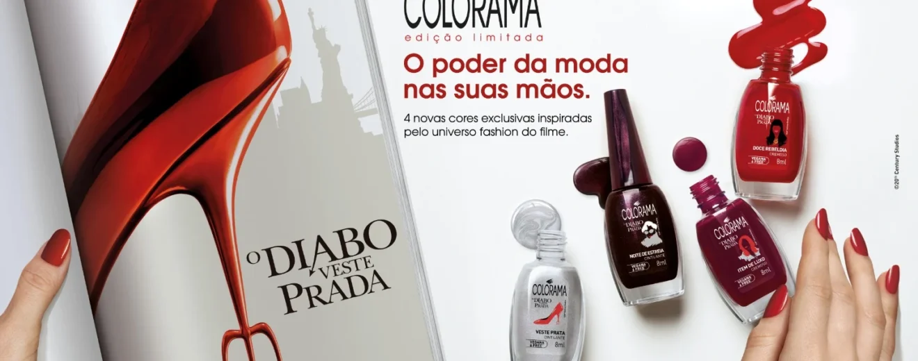 Nova coleção da Colorama "O Diabo Veste Prada"