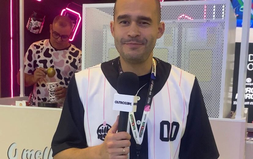 Lohran Soares, fundador e CEO da Milky Moo, apresentou as novidades da parceria com a Piracanjuba e os lançamentos da linha proteica Maromba durante a APAS Show 2026 - Foto: Outrossim