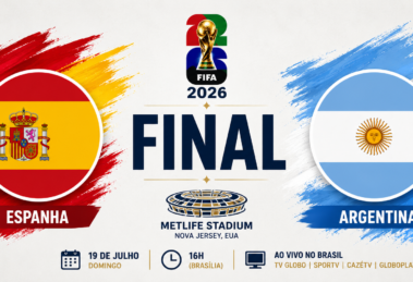 Espanha e Argentina disputam a final da Copa do Mundo 2026 neste domingo