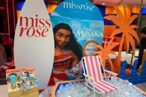 Miss Rôse apresenta coleção inspirada em Moana durante evento exclusivo em São Paulo