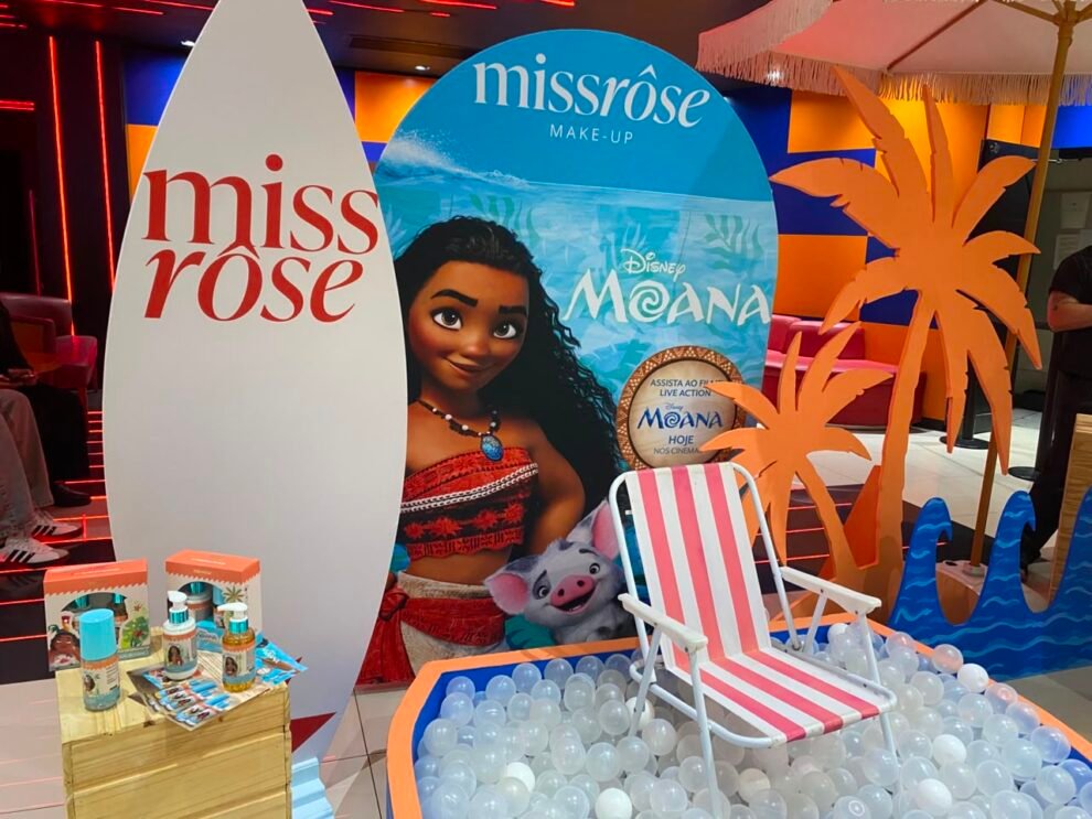 Miss Rôse apresenta coleção inspirada em Moana durante evento exclusivo em São Paulo