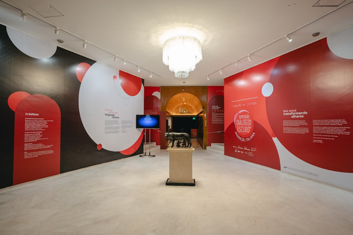 Última semana da Exposição Diálogosno Escuro no Edifício Itália em São Paulo
